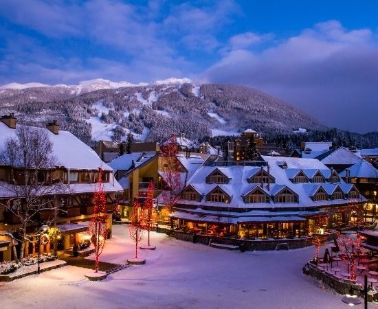 Whistler Village im Winter