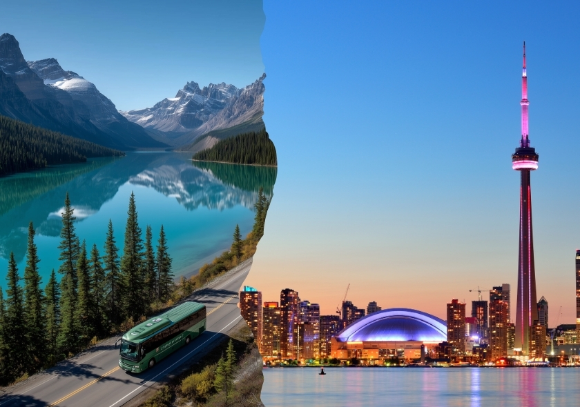 Kanada Busrundreise: Von den Niagarafällen über die Nationalparks bis nach Vancouver 